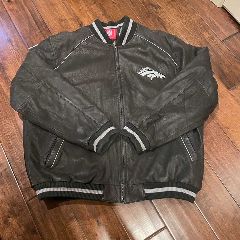 Suede Broncos Jacket